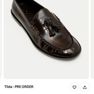 Women's Tassel Loafers in Dark Brown